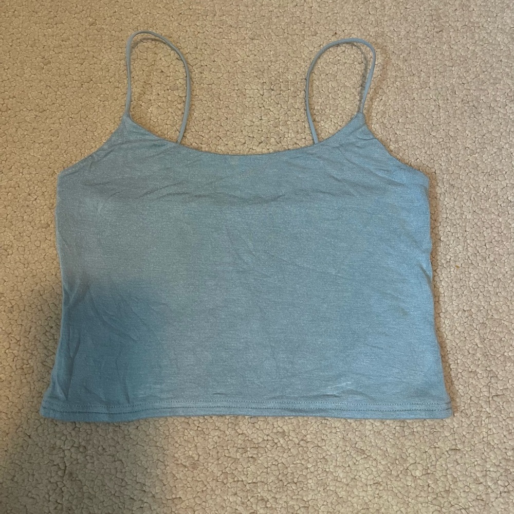 Pacsun Basic green tank top